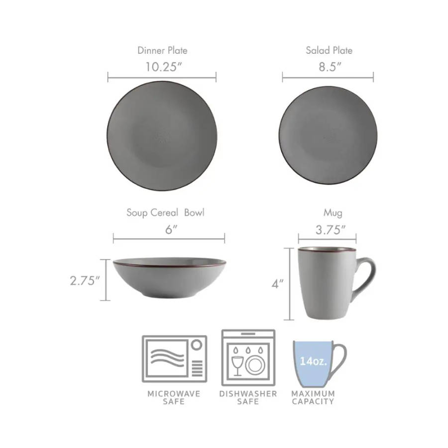 Exquisite 16-Piece High Quality Dinnerware Set for Elegant Dining