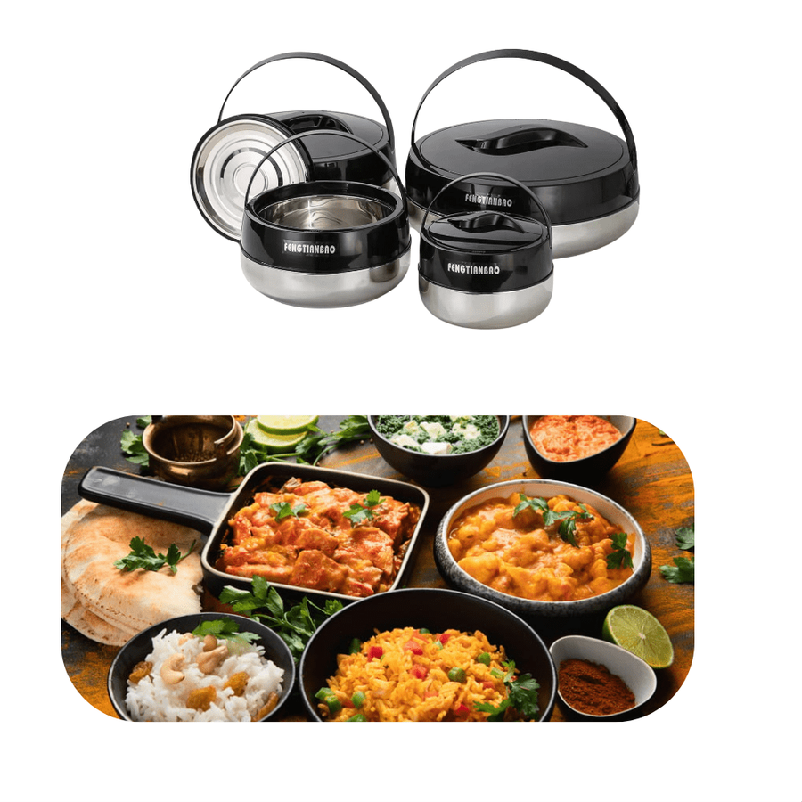 4- Piece Insulated food warmer