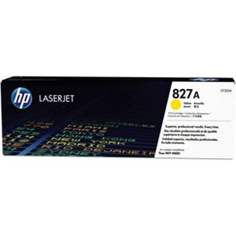 Genuine HP CNHPCF302A 827A Yellow Toner Cartridge (32,000 pages)