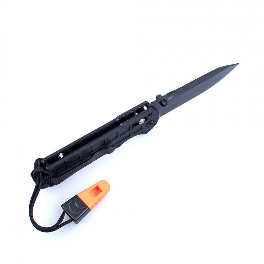 Ganzo G7453P-WS 440C Folding Knife G10 Handle 210mm EDC Tool with Whistle