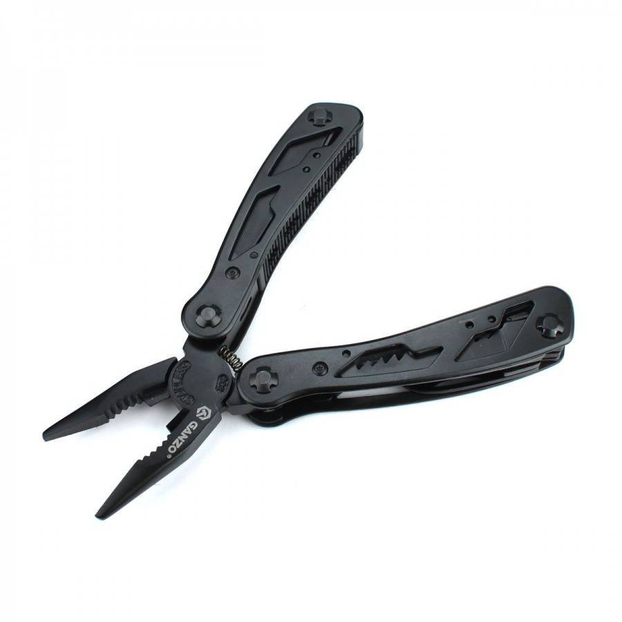 Ganzo G104 440C MultiTool 22-in-1 Full-Size EDC Tool with Nylon Pouch