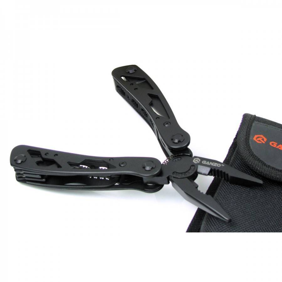 Ganzo G104 440C MultiTool 22-in-1 Full-Size EDC Tool with Nylon Pouch