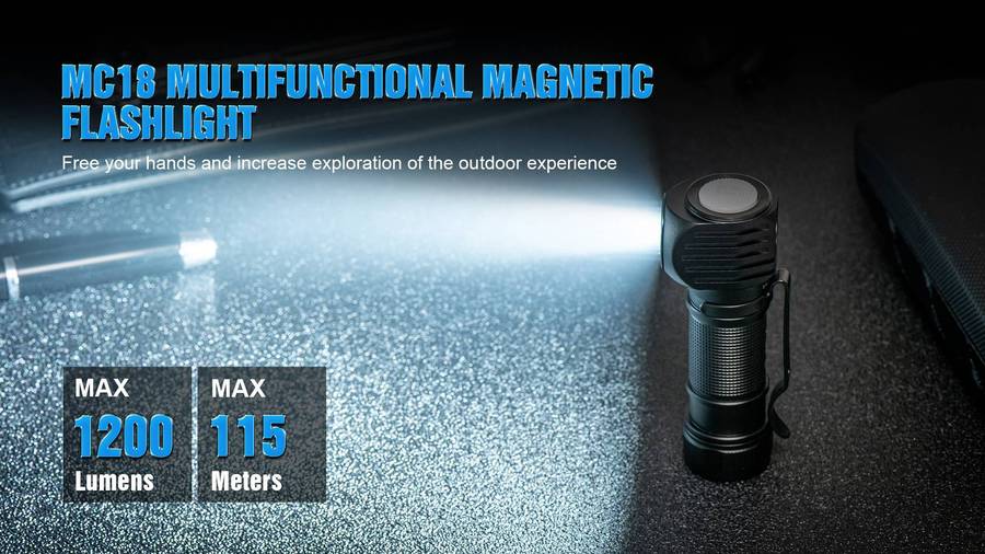 TrustFire MC18 1200 Lumens Headlamp with 115m Throw