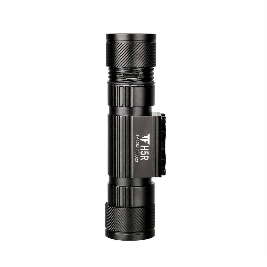 TrustFire H5R Rechargeable Headlamp - 600 Lumens, 115m Throw, Lightweight LED Light