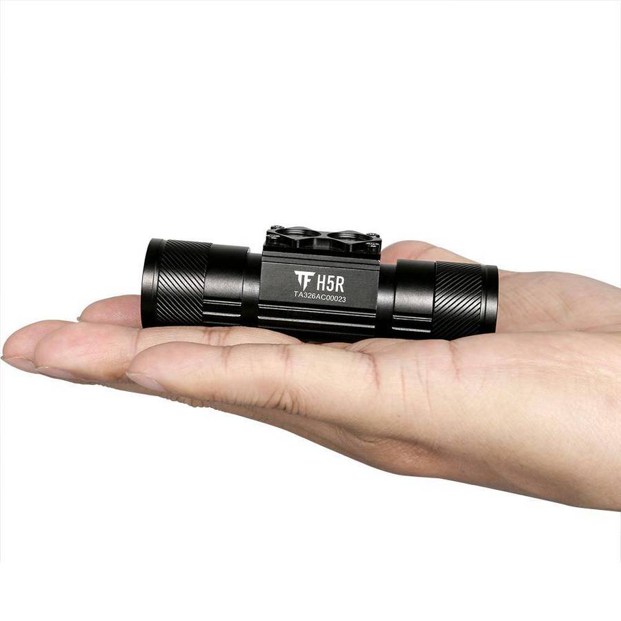 TrustFire H5R Rechargeable Headlamp - 600 Lumens, 115m Throw, Lightweight LED Light