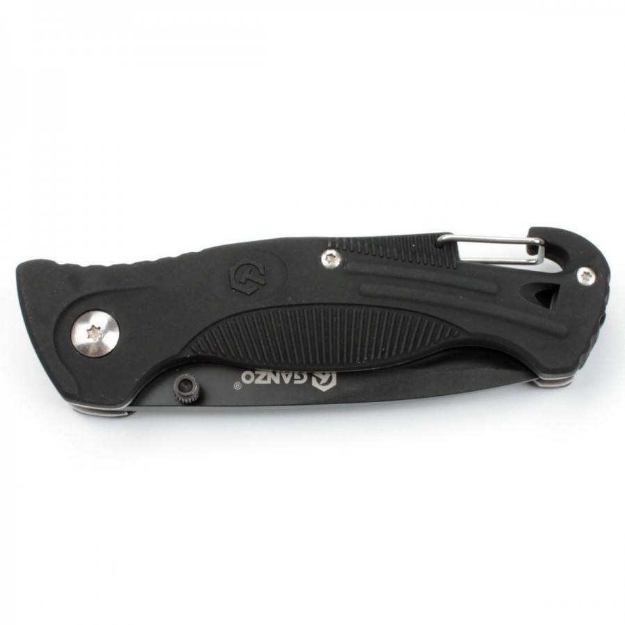 Ganzo G611 420C Folding Knife Plastic Handle 190mm EDC Tool with Whistle