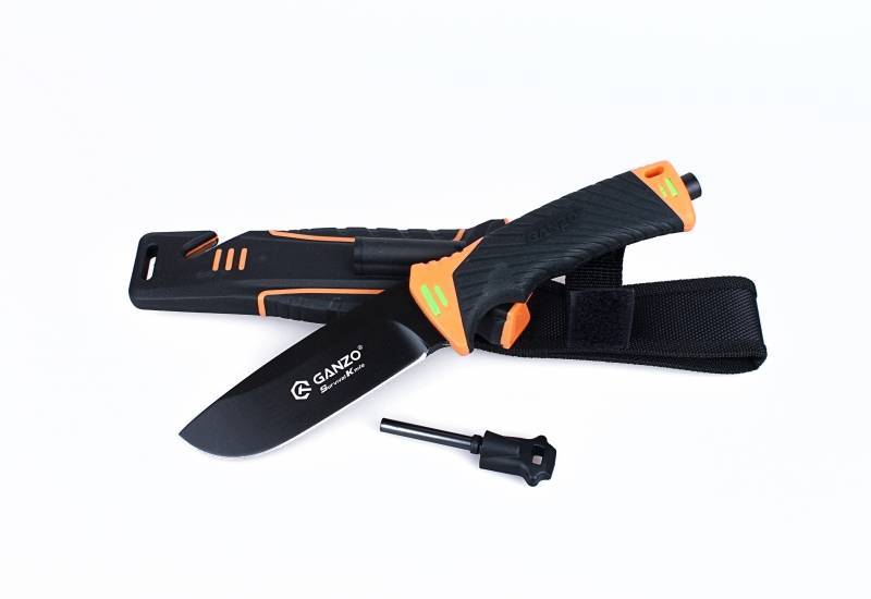 Ganzo G8012 440C Fixed Blade Knife 245mm Survival Tool