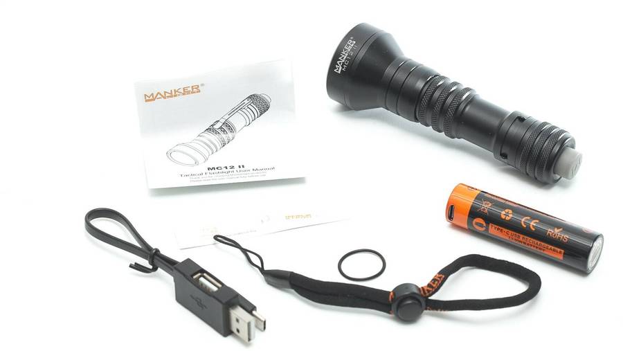 Manker MC12 II (red, Green or white beam)