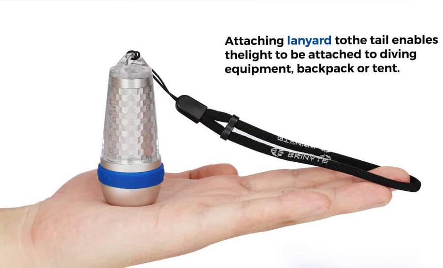 END OF RANGE Brinyte A01 Apollo 4 Light Colours 50 Lumen EDC Flashlight