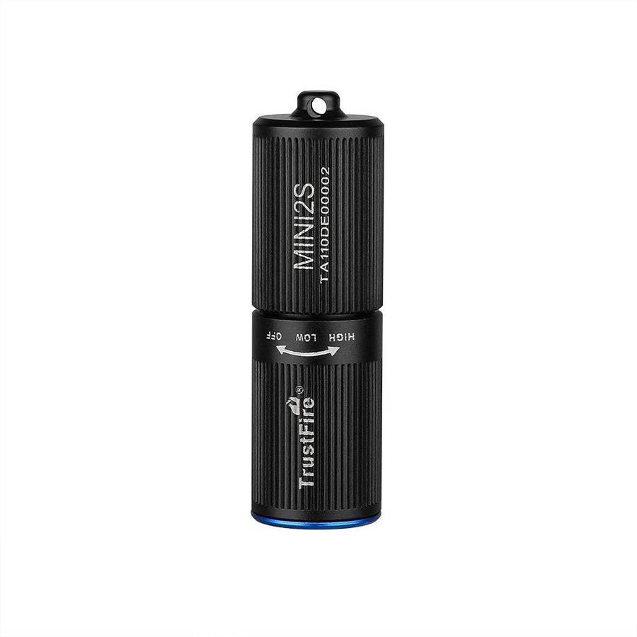TrustFire Mini2s Keychain Flashlight - 220 Lumens, 57m Throw, Rechargeable EDC Light