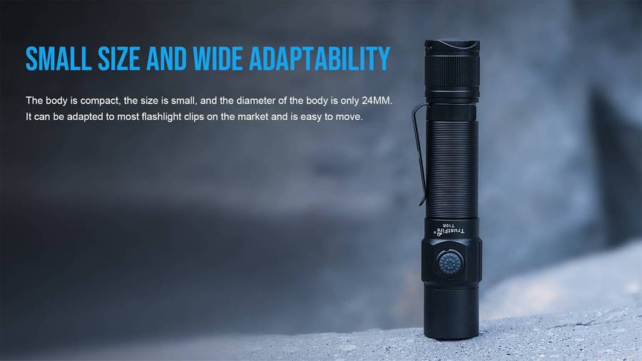 TrustFire T10R 1800 Lumens EDC Flashlight with 276m Throw