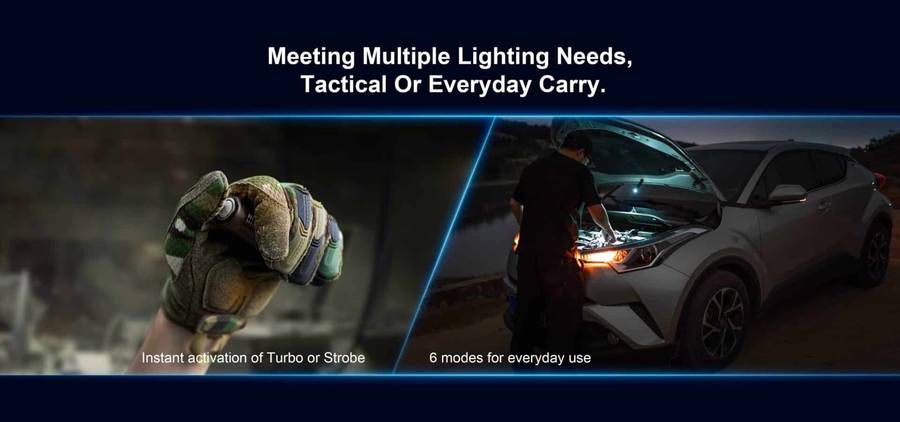 Olight Warrior Mini 3 1750 Lm 240m Rechargeable EDC Flashlight
