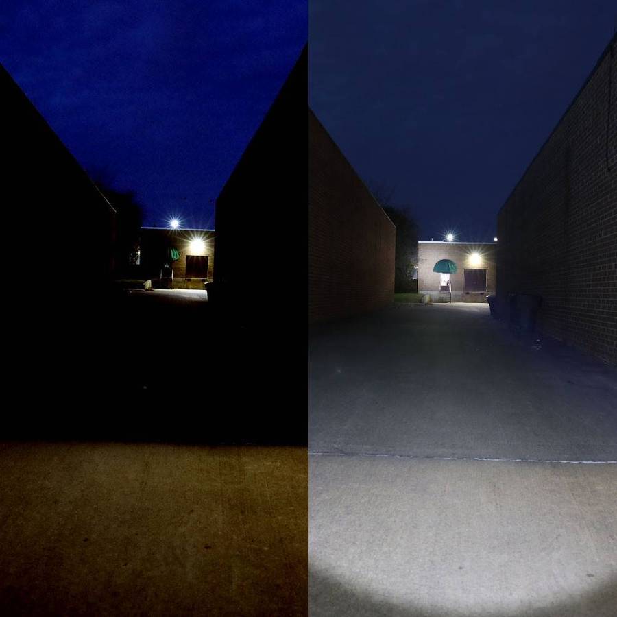 Powertac WATCHDOG-ODXLT 2300LM 1050m Multi-Color Spot/Flood Flashlight