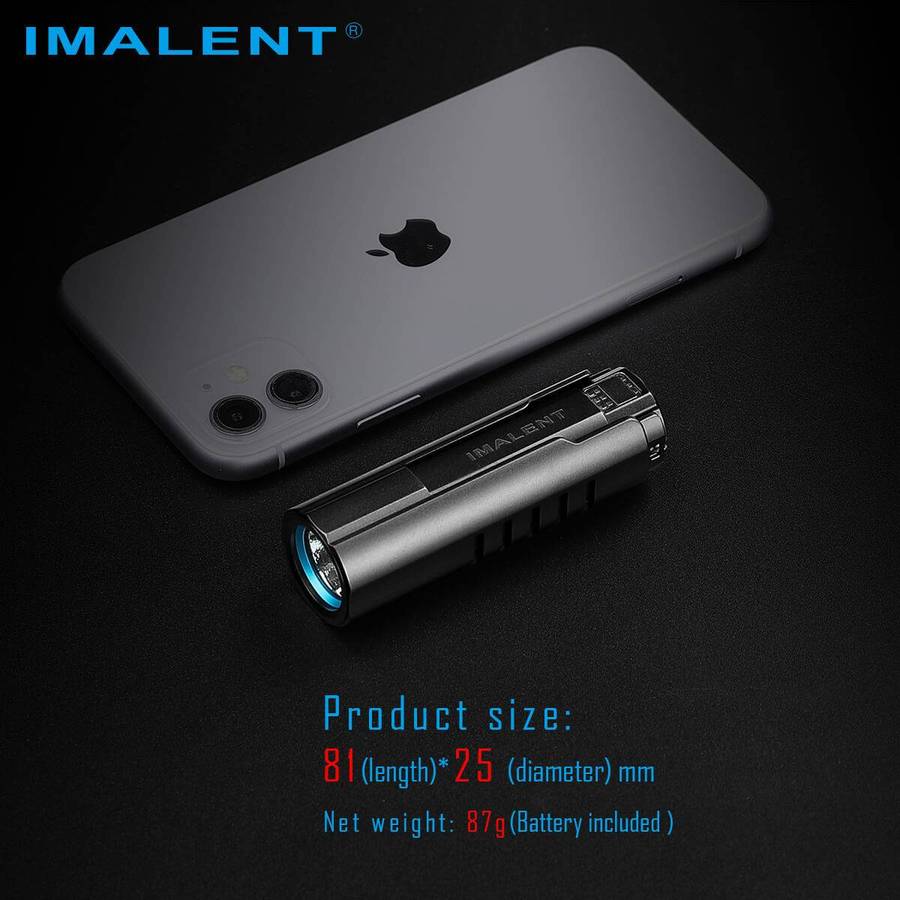 IMALENT LD70 4000 Lumen 203m EDC Flashlight -Red