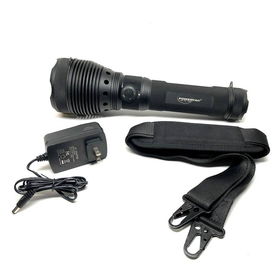 Powertac X10K Destroyer 10500 Lumen 675m throw Rechargeable LED Flashlight