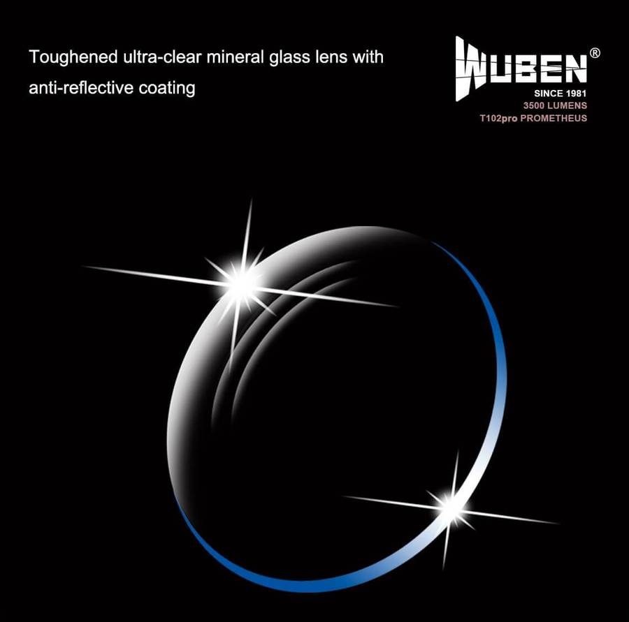 WUBEN T102 Pro 3500 Lumen 500m Throw Rechargeable Tactical Flashlight