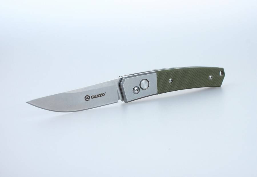 Ganzo G7362 440C Folding Knife G10 Handle 195mm EDC Tool Black Green Camo