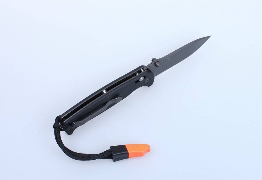 Ganzo G7413-WS 440C Folding Knife G10 Handle 205mm EDC Tool with Whistle