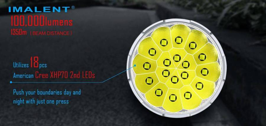 Imalent MS18 - 100 000 lumen