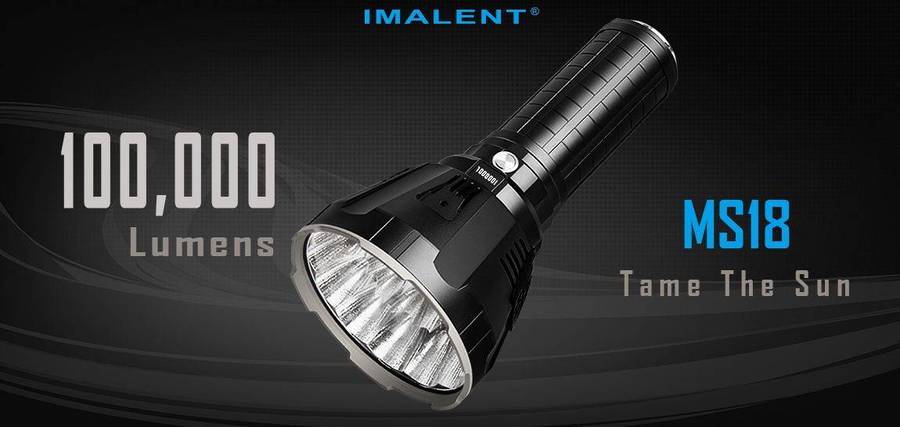 Imalent MS18 - 100 000 lumen