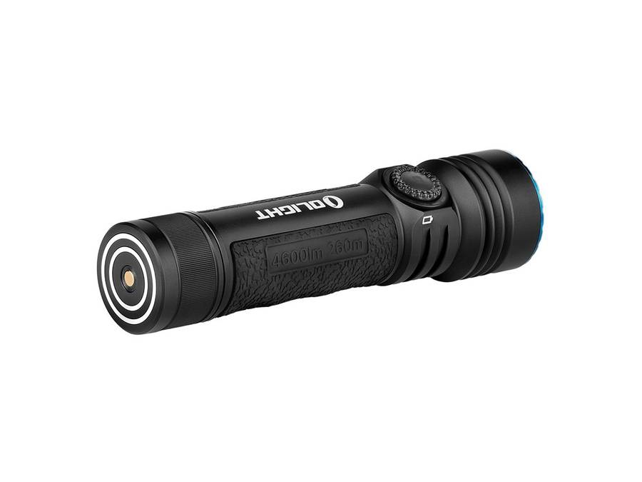 Olight Seeker 4 Pro Rechargeable LED Flashlight - 4600 Lumens - Cool White - Includes 1 x 21700