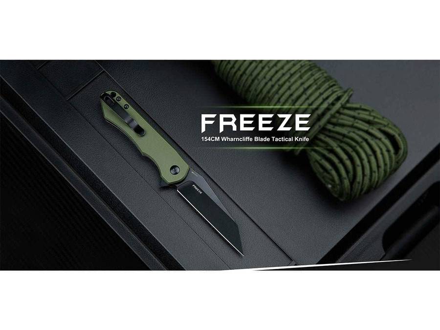 Olight Freeze Folding Knife OD Green Oknife 154CM Blade
