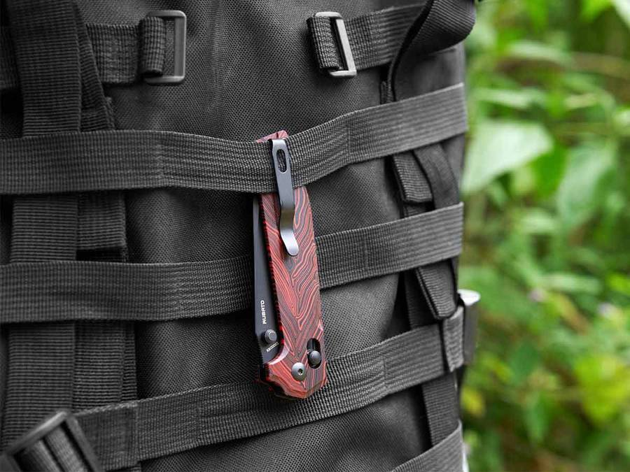 Olight Rubato Folding Knife Damascus G10 Handle 154CM Blade
