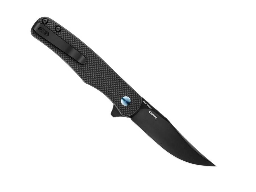 Olight Chital Folding Knife G10 Handle D2 Blade Black Oknife