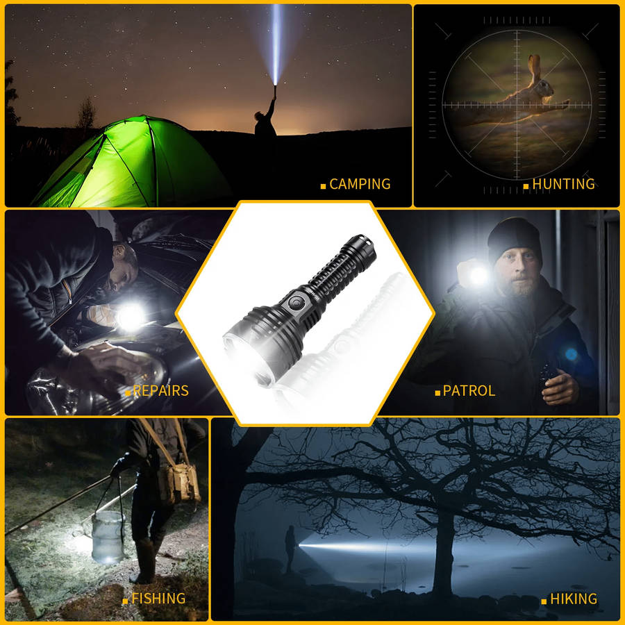 -Wurkkos TS30S Pro 6000 Lumen 1065m Throw Rechargeable Flashlight with 21700 Battery