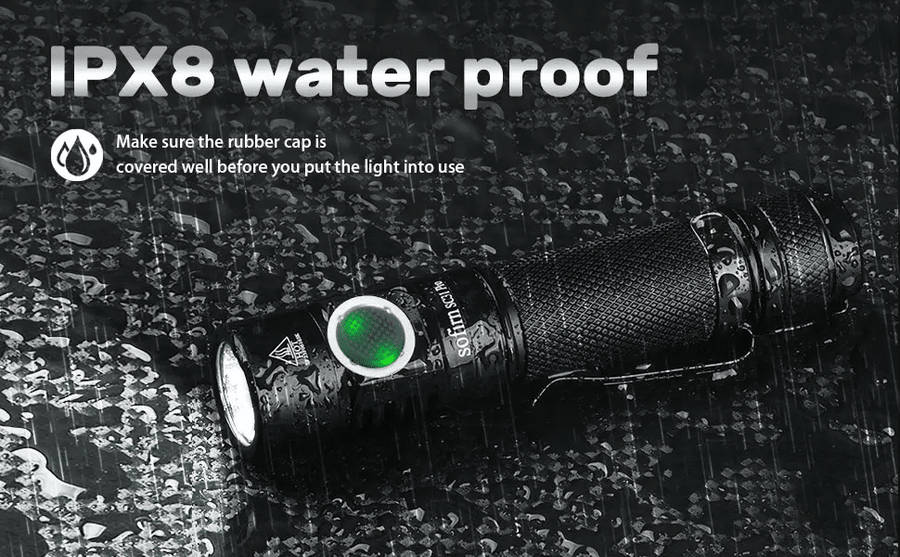 Sofirn SC31 Pro 2000 Lumen 255m Throw Rechargeable Flashlight with 18650 Battery