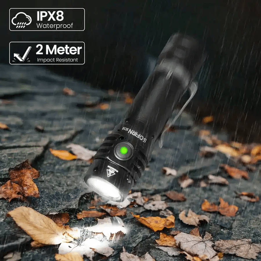 Sofirn SC18 1800 Lumen 217m Throw Rechargeable EDC Flashlight