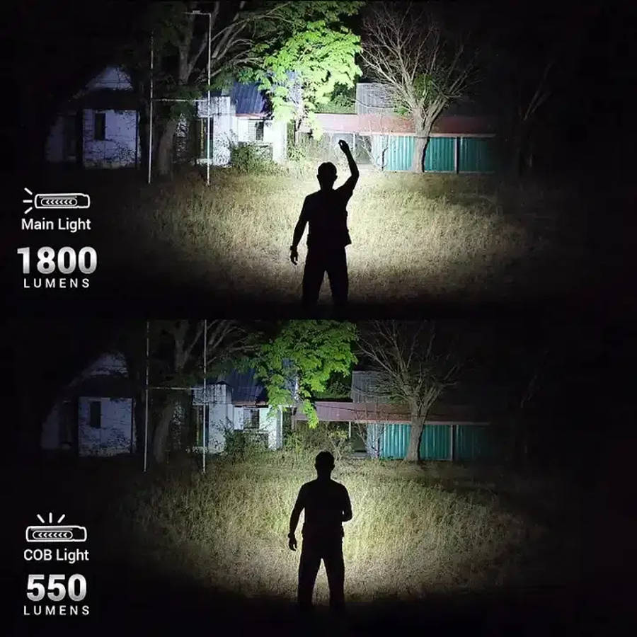 Sofirn IF23 Pro 5000 Lumen 226m Throw Rechargeable Flashlight with 21700 Battery