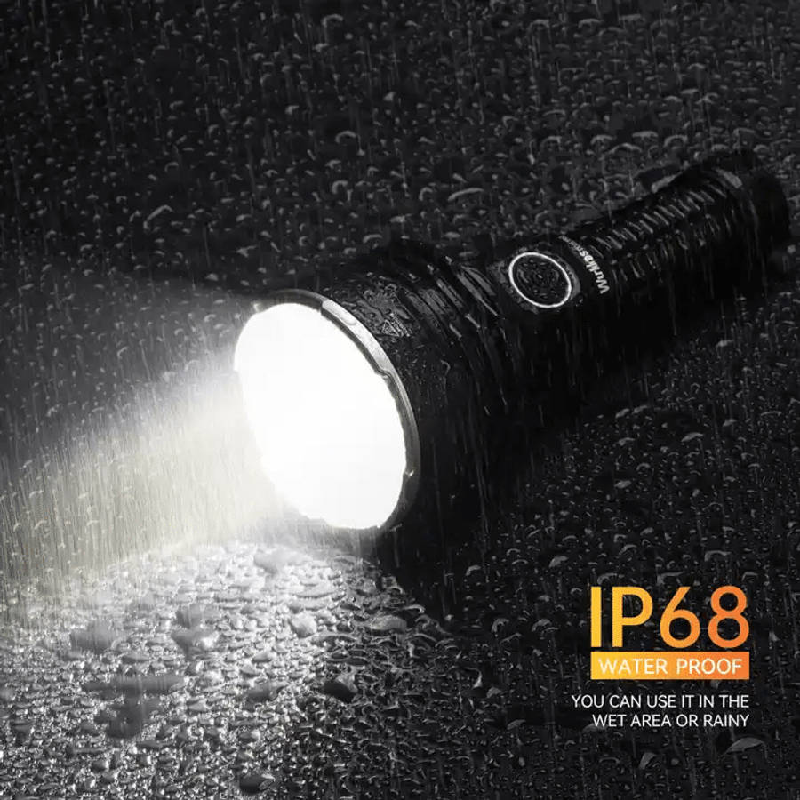 -Wurkkos TS30S Pro 6000 Lumen 1065m Throw Rechargeable Flashlight with 21700 Battery