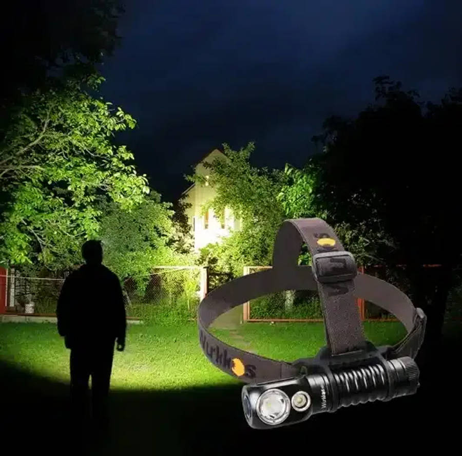 Wurkkos HD20 2000 Lumen 144m Throw Rechargeable Headlamp with Battery