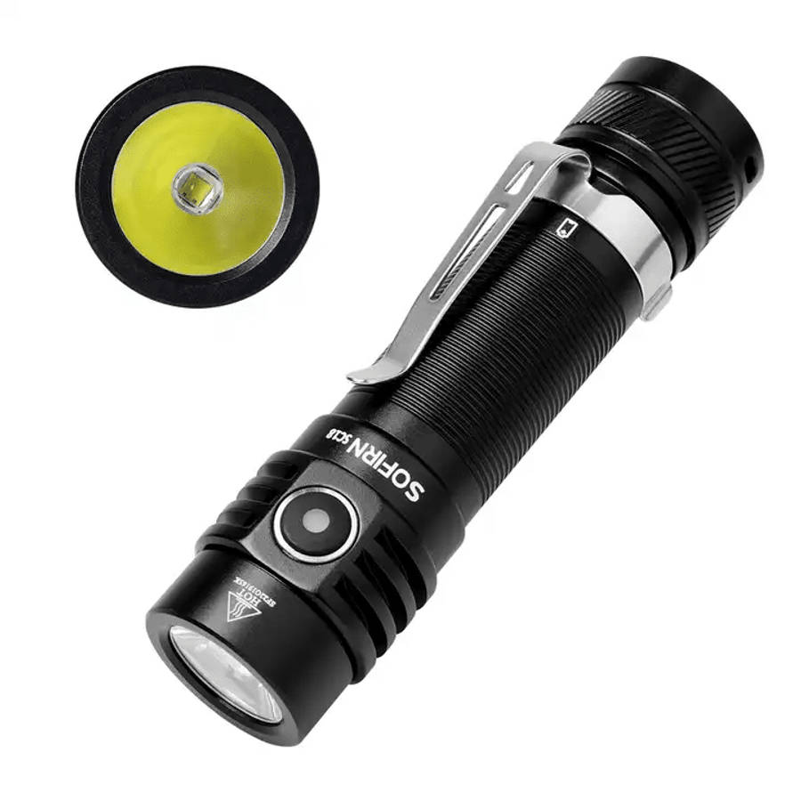 Sofirn SC18 1800 Lumen 217m Throw Rechargeable EDC Flashlight