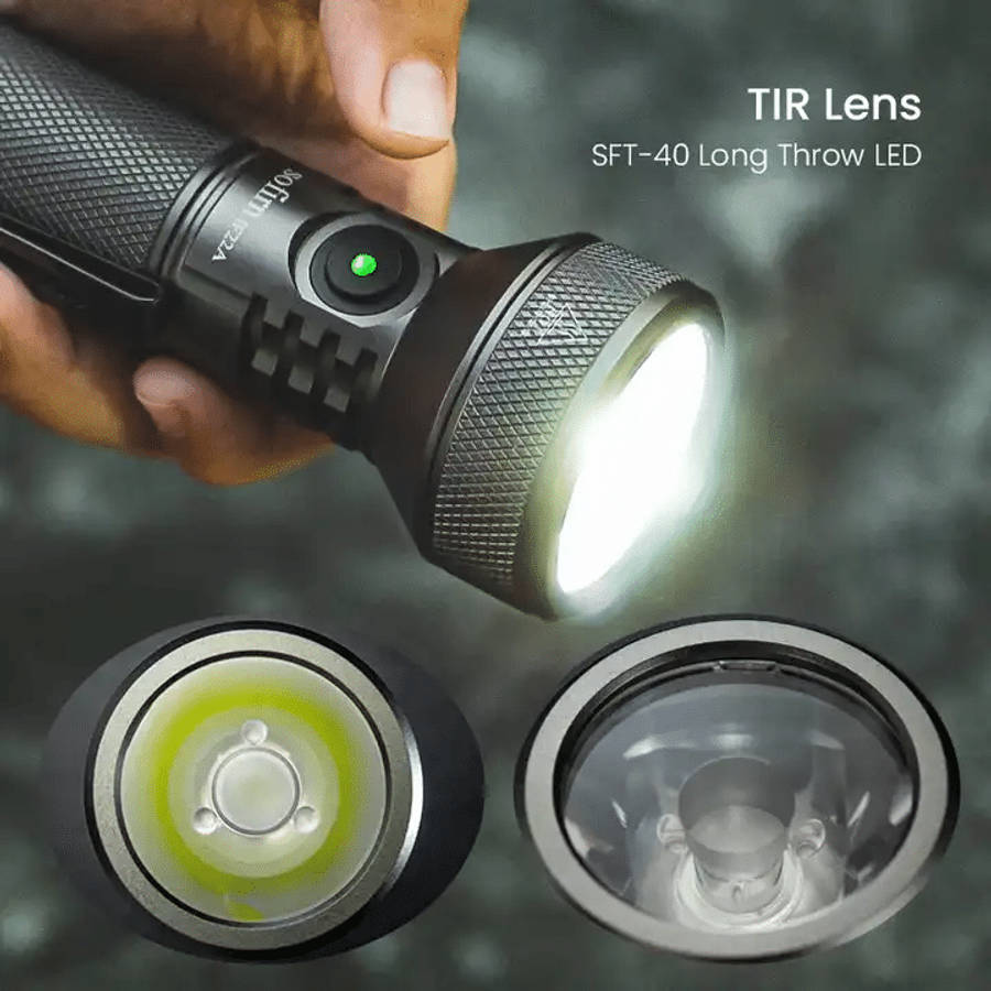 Sofirn IF22A 2100 Lumen 697m Throw Rechargeable Flashlight with 21700 Battery