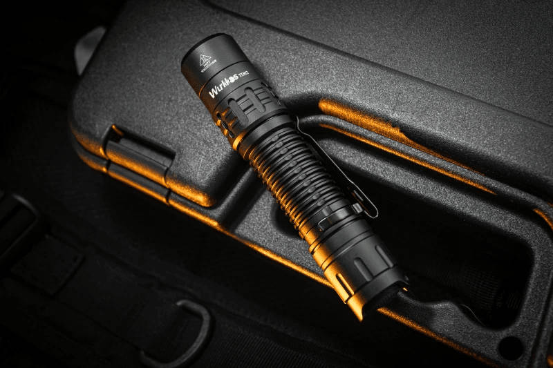 Wurkkos TD02 2000 Lumen 254m Throw Rechargeable Tactical Flashlight
