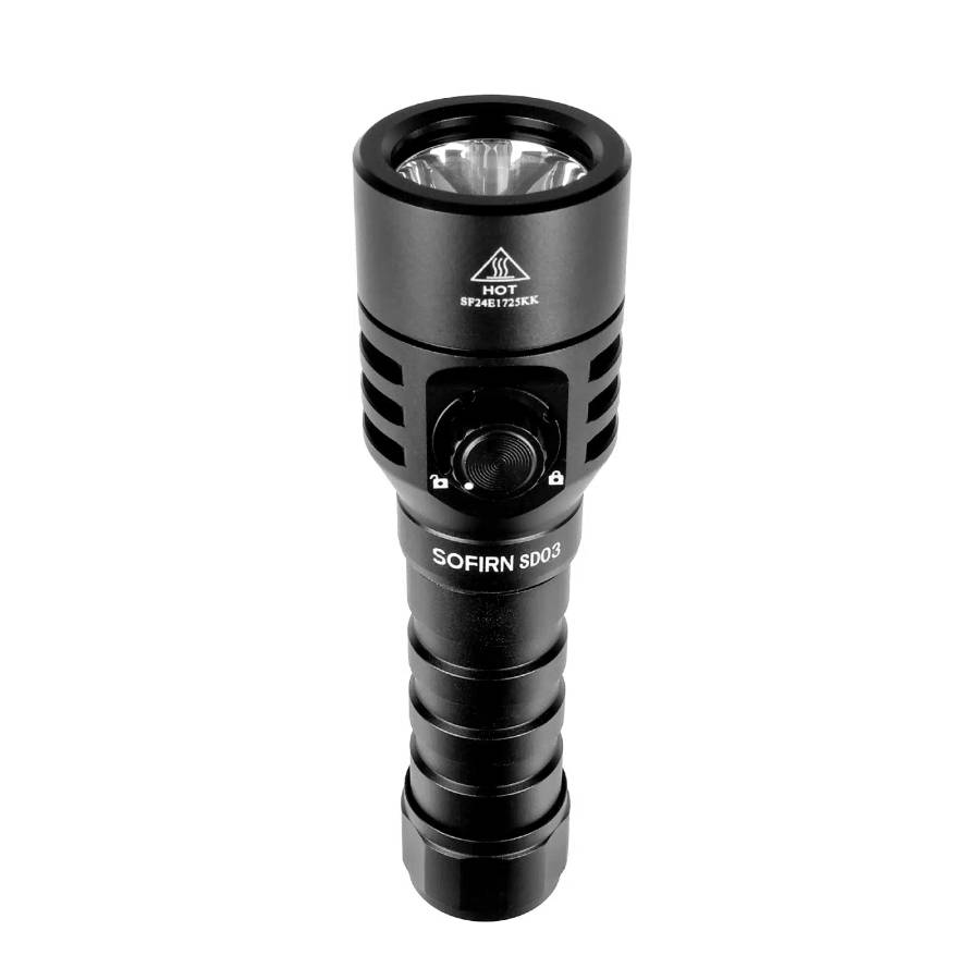 Sofirn SD03 1800 Lumen 447m Throw Rechargeable Diving Flashlight with 18650 Battery