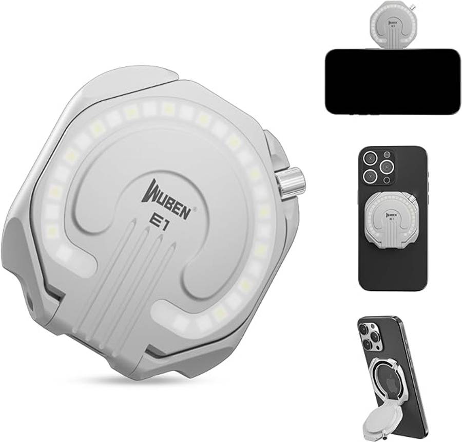 Wuben E1 300 Lumen 85m Throw Rechargeable LED EDC Selfie Flashlight