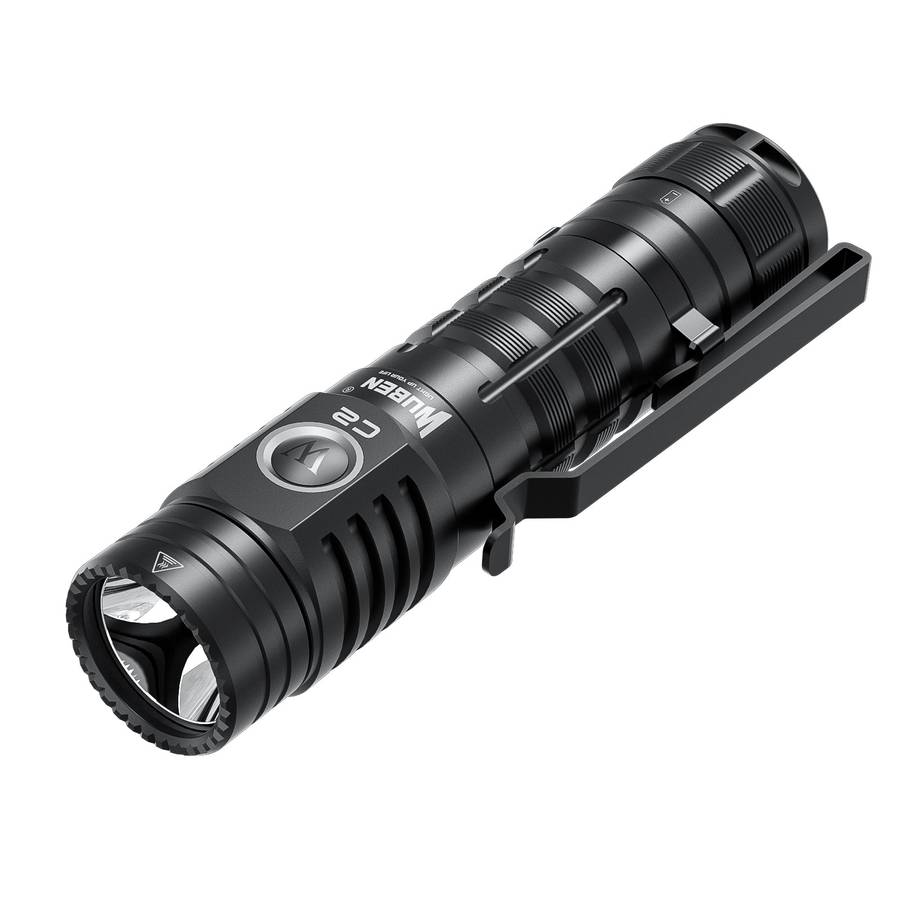 Wuben C2 2000 Lumen 358m Throw Rechargeable LED Flashlight with 21700 Battery