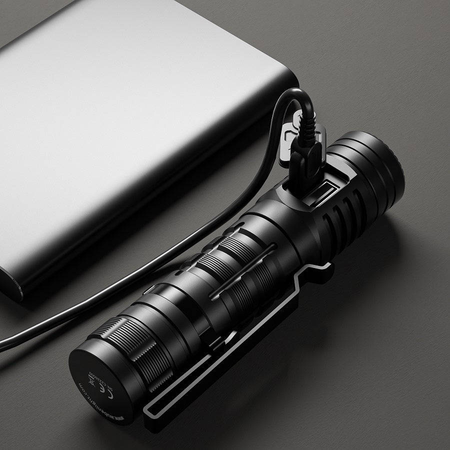 Wuben C2 2000 Lumen 358m Throw Rechargeable LED Flashlight with 21700 Battery