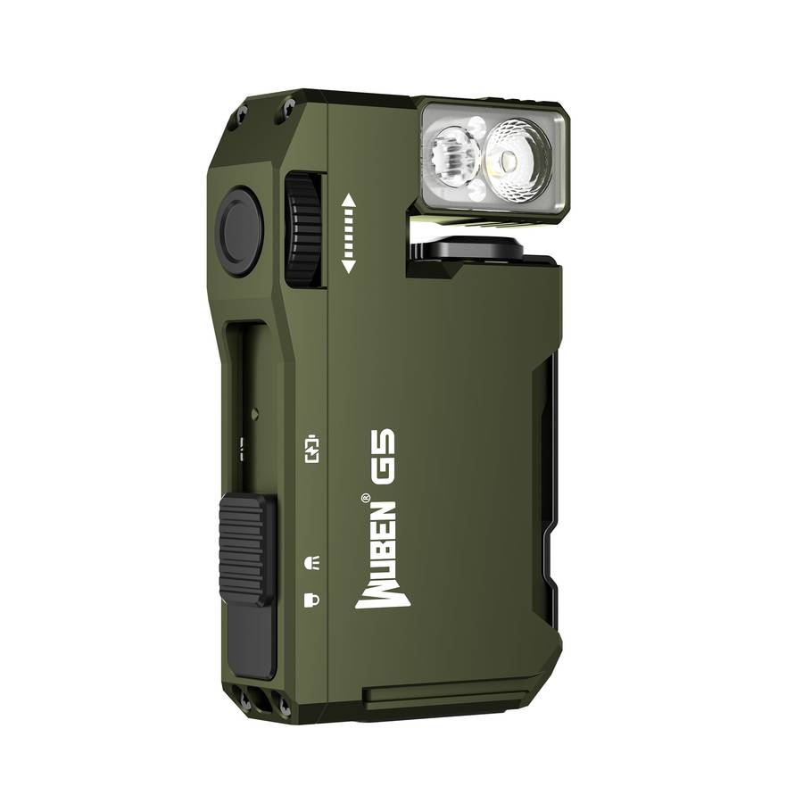 Wuben G5 400 Lumen 82m Throw Rechargeable EDC Flashlight with RGB Light