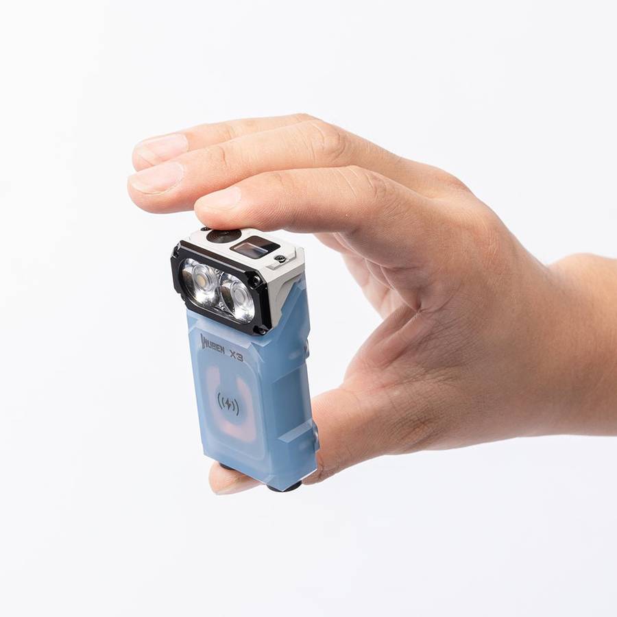 Wuben X3 with charging box 700 Lumen 102m Throw Rechargeable LED EDC Flashlight