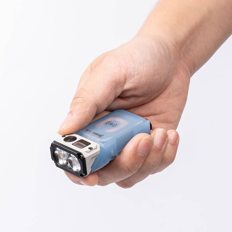 Wuben X3 with charging box 700 Lumen 102m Throw Rechargeable LED EDC Flashlight