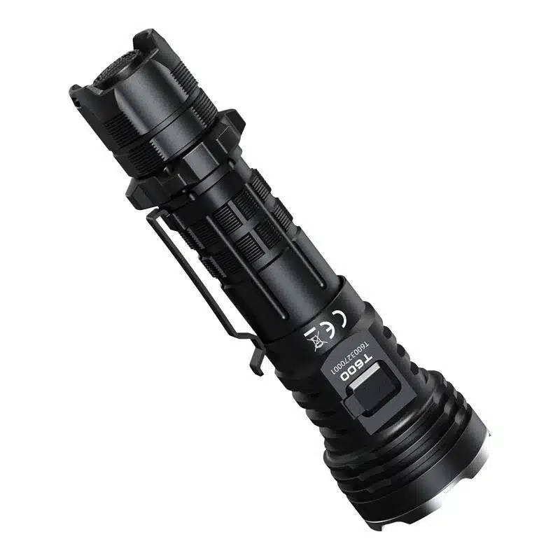 Wuben T600 1400 Lumen 600m Throw Rechargeable LED Tactical Flashlight with 18650 Battery