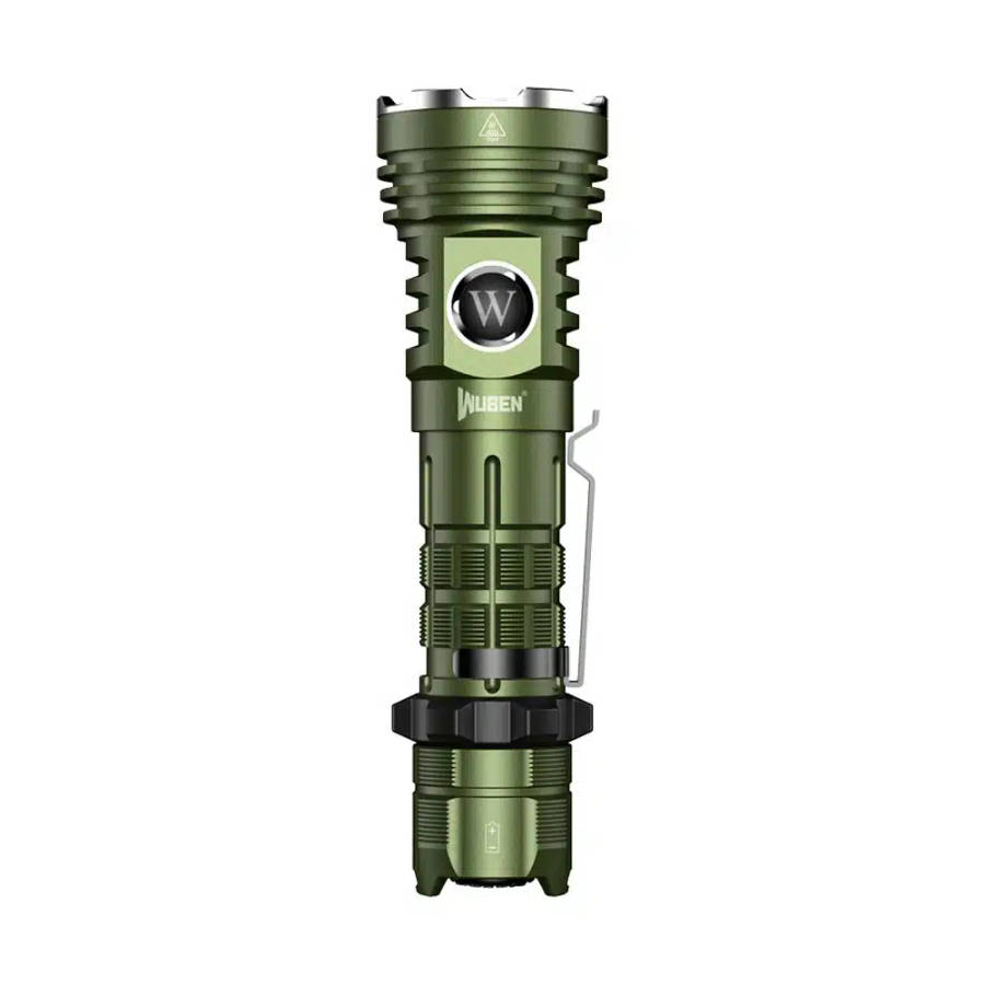 Wuben T600 1400 Lumen 600m Throw Rechargeable LED Tactical Flashlight with 18650 Battery