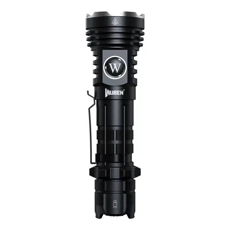 Wuben T600 1400 Lumen 600m Throw Rechargeable LED Tactical Flashlight with 18650 Battery