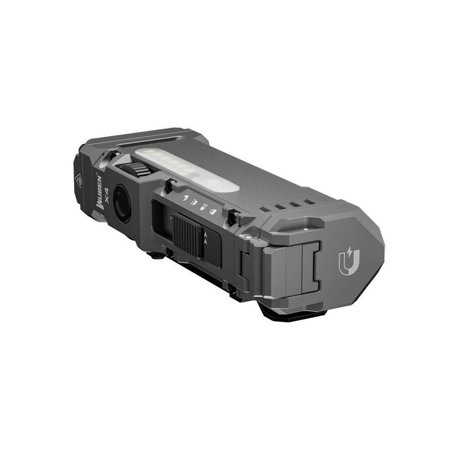 Wuben X4 1500 Lumen 205m Throw Rechargeable LED EDC Flashlight with RGB Side Light