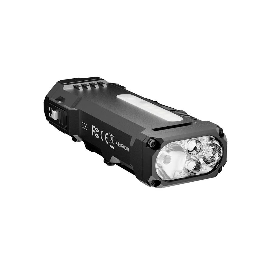 Wuben X4 1500 Lumen 205m Throw Rechargeable LED EDC Flashlight with RGB Side Light