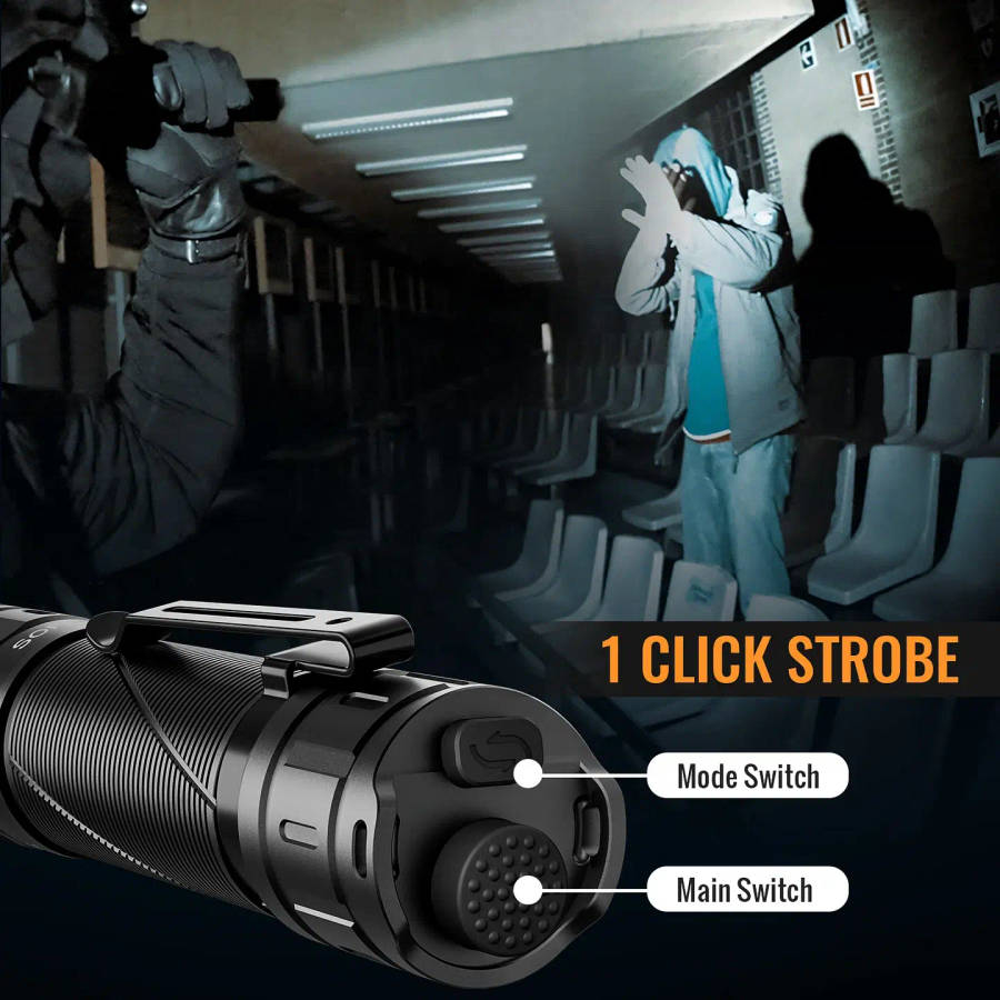 Sofirn SK30 3000 Lumen 392m Throw Rechargeable LED Flashlight